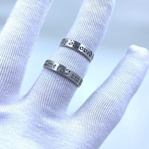 His and Hers Poesy Rings